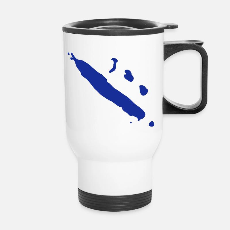 Nouvelle CALEDONIE - Thermal mug with handle - white