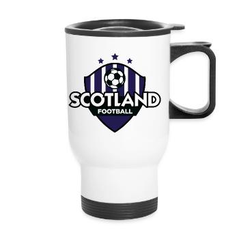 Scotland Football Emblem - Thermal mug with handle - white - Front