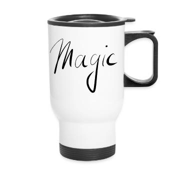 Magic - Thermal mug with handle - white - Front