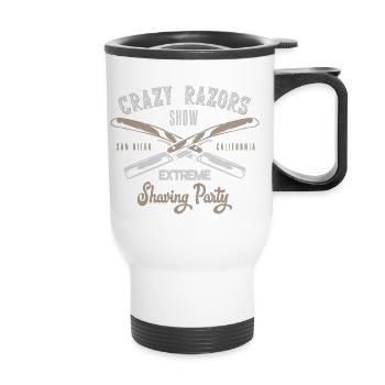 Rockabilly - Thermal mug with handle - white - Front