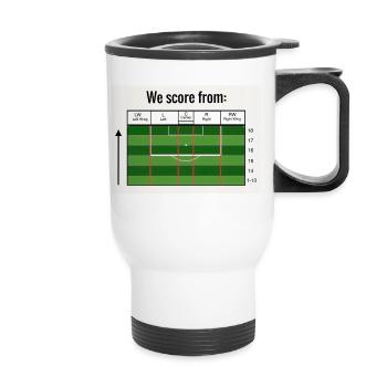 Nous marquons à partir de - parfait - Tasse isotherme avec poignée - blanc - Devant