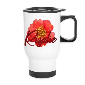 Rosalie - Tasse isotherme avec poignée - blanc - Devant