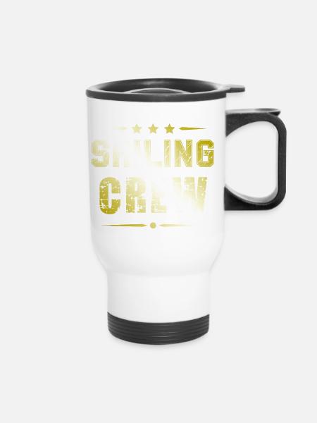 Sailing Crew - Thermobecher mit Tragegriff - Weiß
