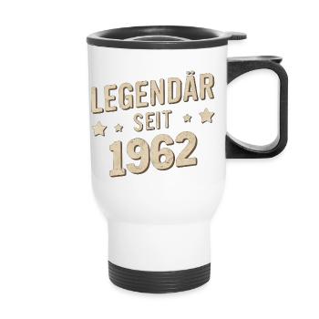 Légendaire depuis 1962 - Tasse isotherme avec poignée - blanc - Devant