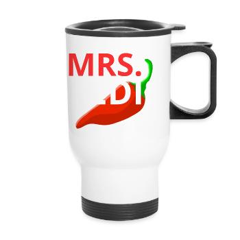 INDONET Mme Pedis - Tasse isotherme avec poignée - blanc - Devant