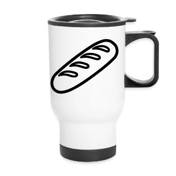 wand - Thermal mug with handle - white - Front