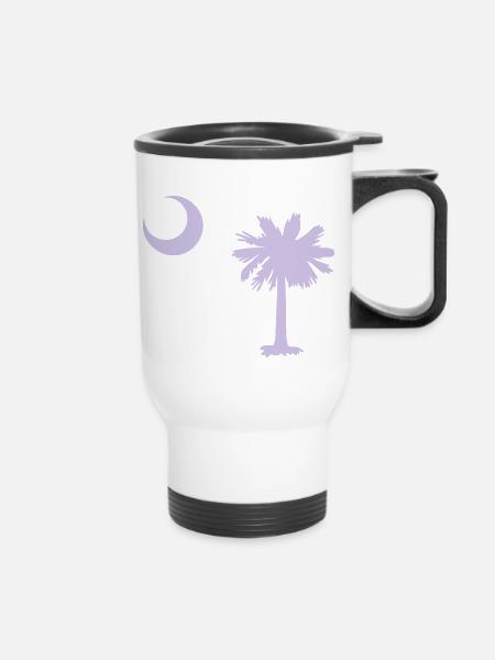 South Carolina - Thermobecher mit Tragegriff - Weiß