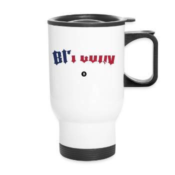 Bitcoin BTC Revolution - Crypto Gift Idea - Thermobecher mit Tragegriff - Weiß - Vorne