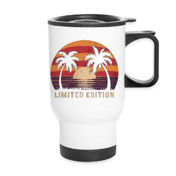 Vintage Sunset Limited Edition - Thermal mug with handle - white - Front