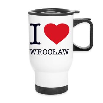 J’ADORE WROCLAW - Tasse isotherme avec poignée - blanc - Devant