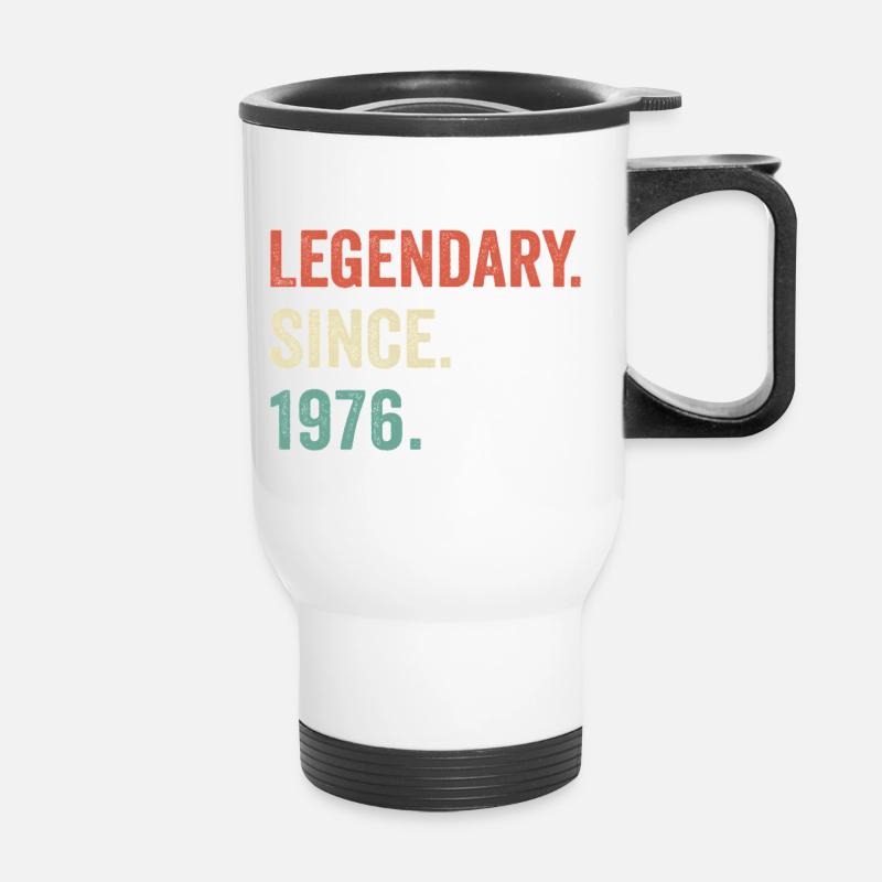 legendary since 1976 - Thermal mug with handle - white