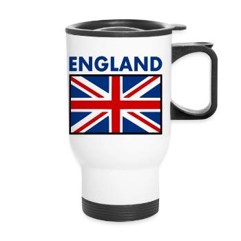 angleterre - Tasse isotherme avec poignée - blanc - Devant