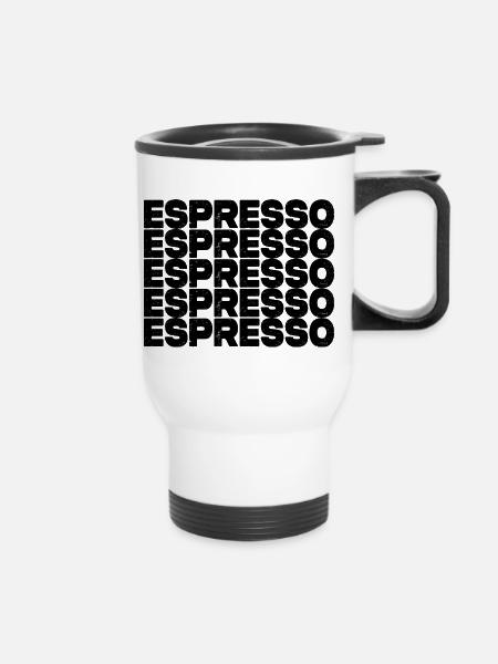 Espresso - Thermobecher mit Tragegriff - Weiß