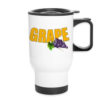 RAISIN - Tasse isotherme avec poignée - blanc - Devant