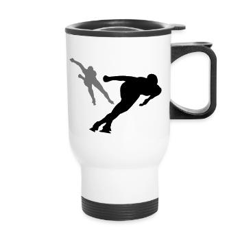 Ice Skater 2C - Tasse isotherme avec poignée - blanc - Devant