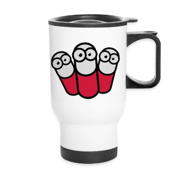 Drug Pills Team - Thermal mug with handle - white - Front