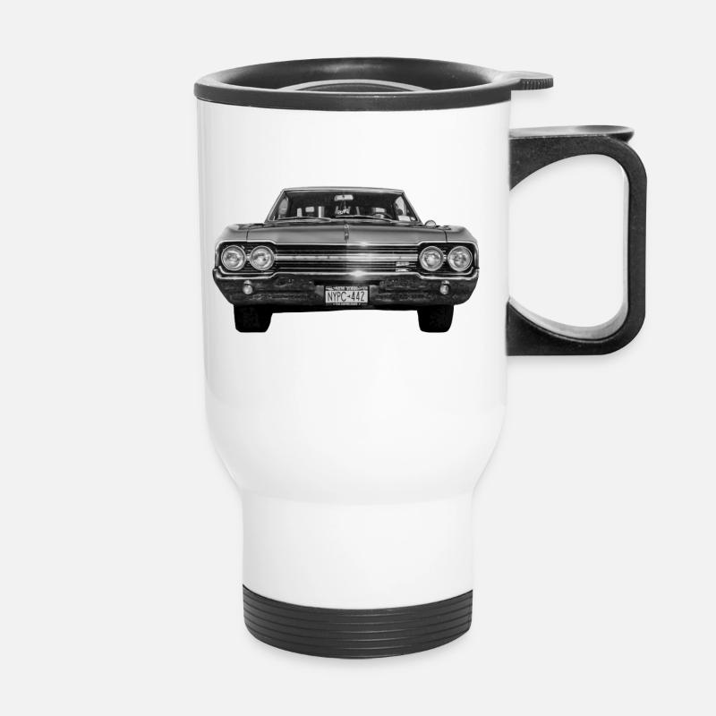 Oldsmobile 1965 442 - Thermobecher mit Tragegriff - Weiß