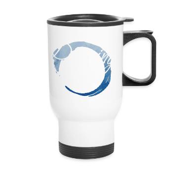 Dancing Dance Music - Thermal mug with handle - white - Front