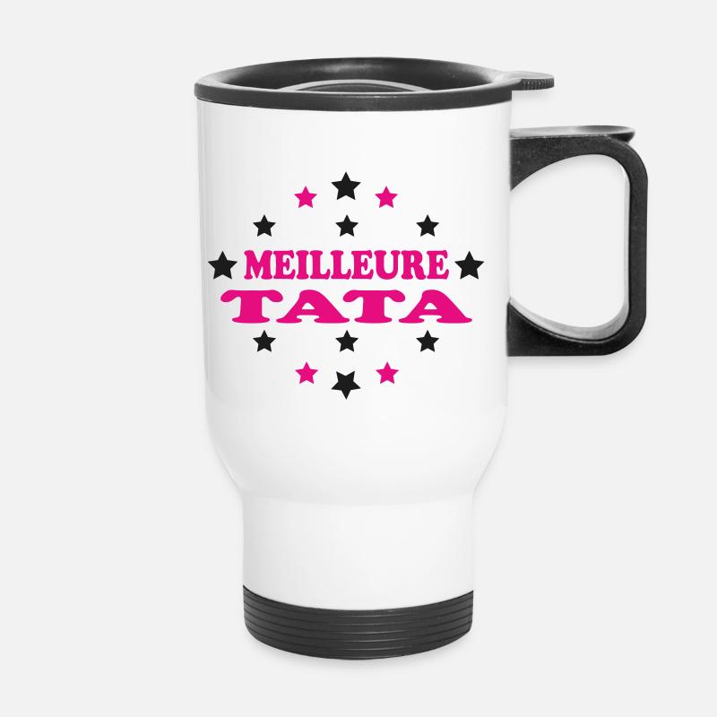 BEST TATA - Thermal mug with handle - white