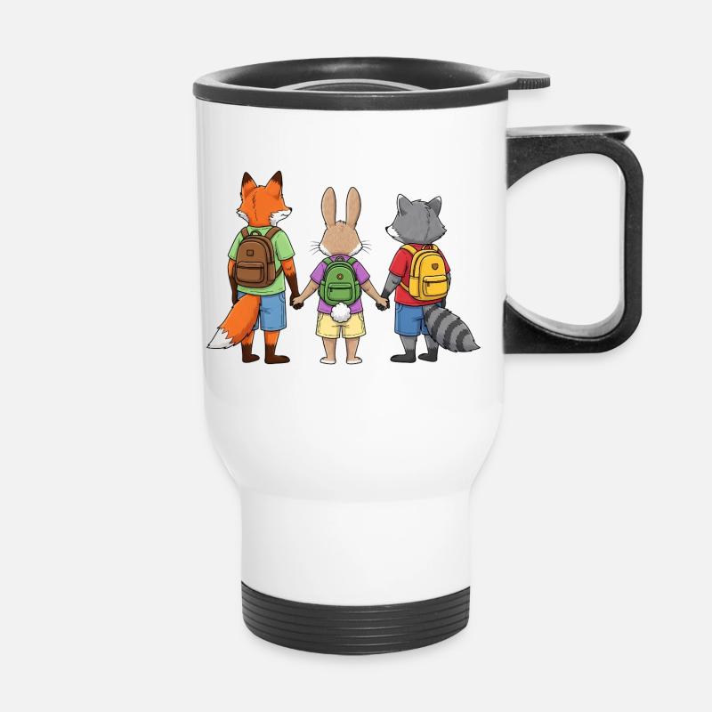 Back to CP - Thermal mug with handle - white