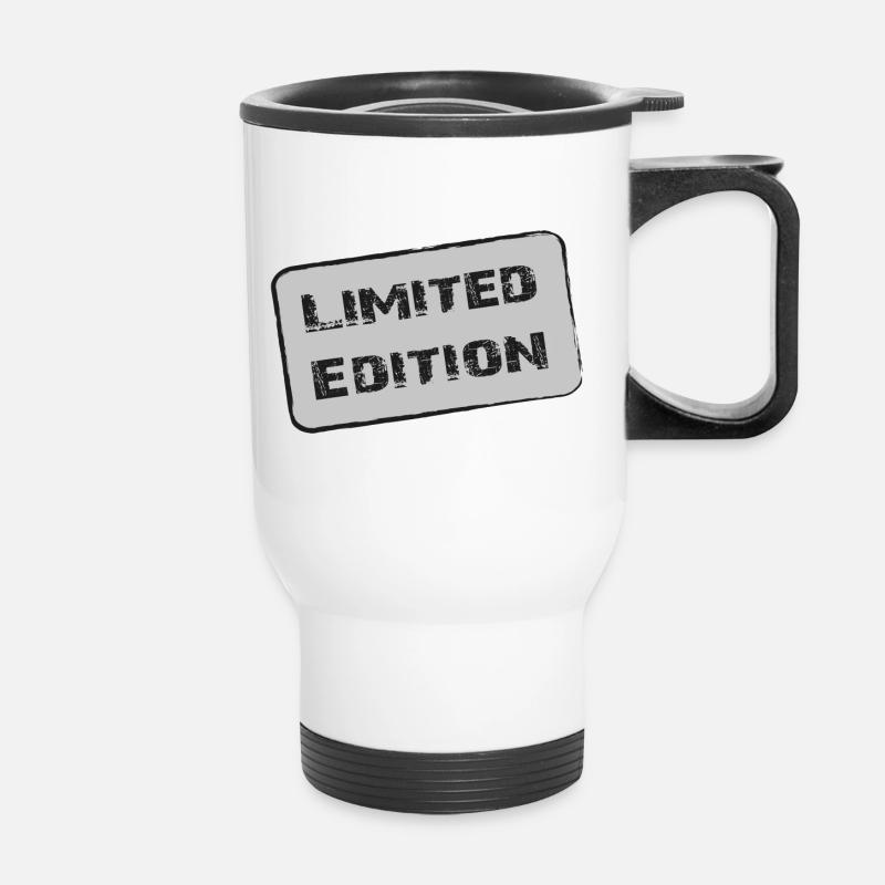 limited_edition_grunge - Thermal mug with handle - white