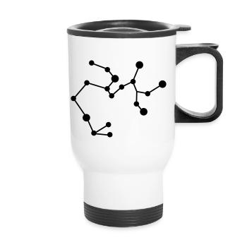 Sagittarius zodiac - Thermal mug with handle - white - Front