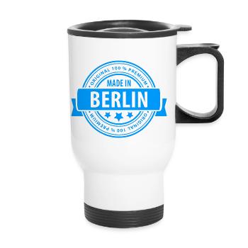 Made In Berlin - Tasse isotherme avec poignée - blanc - Devant