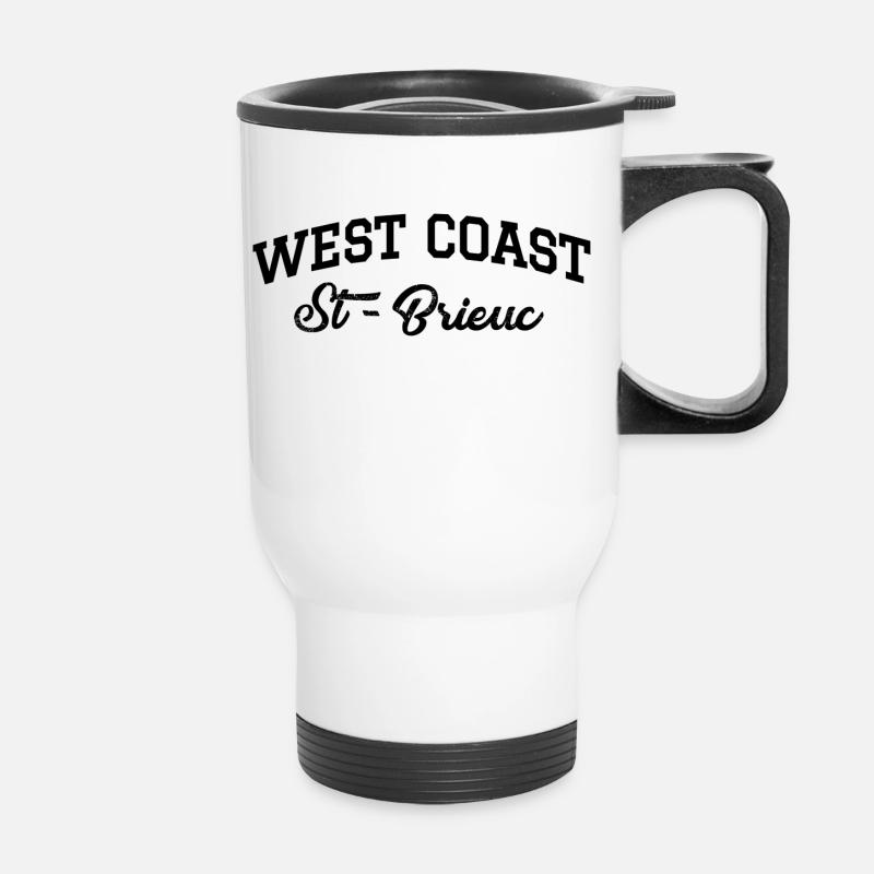 WEST COAST St-Brieuc - Tasse isotherme avec poignée - blanc