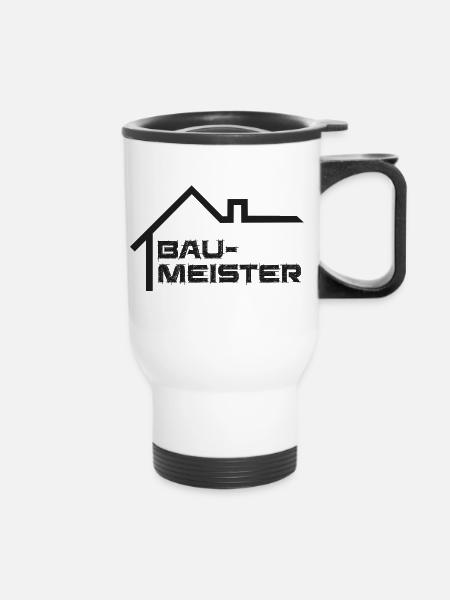 Baumeister Design - Thermobecher mit Tragegriff - Weiß