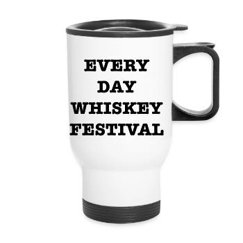 Every Day Whisky Festival - Thermal mug with handle - white - Front