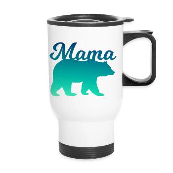 MAMAN OURS - Tasse isotherme avec poignée - blanc - Devant