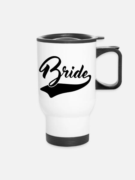 Bride - Thermobecher mit Tragegriff - Weiß