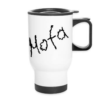 Mofa - Thermobecher mit Tragegriff - Weiß - Vorne