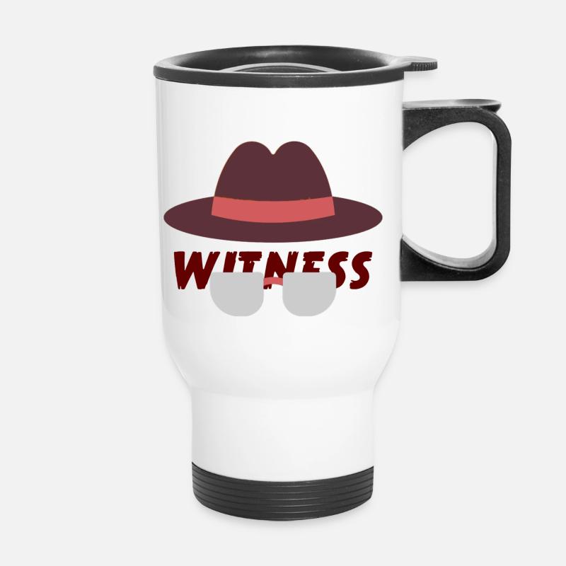 Witness - Thermal mug with handle - white