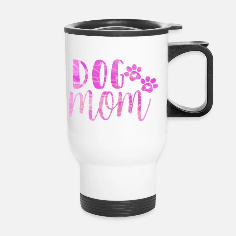 Maman chien - Tasse isotherme avec poignée - blanc