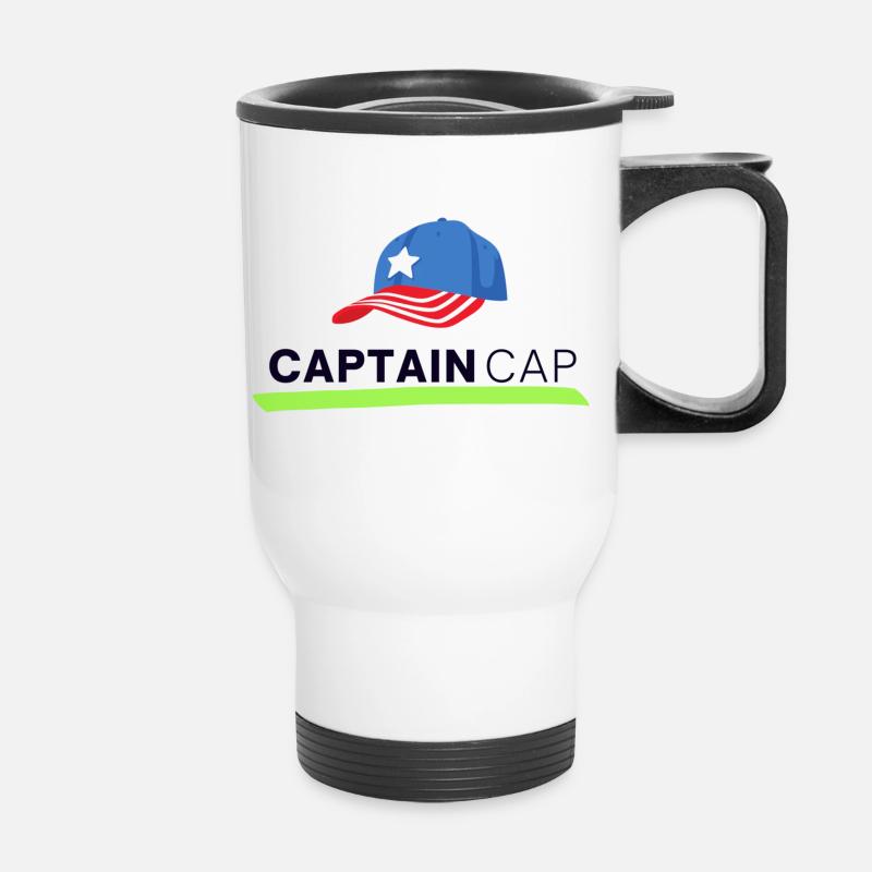 CaptainCap - Thermobecher mit Tragegriff - Weiß