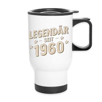 Legendär Seit 1960 - Thermobecher mit Tragegriff - Weiß - Vorne