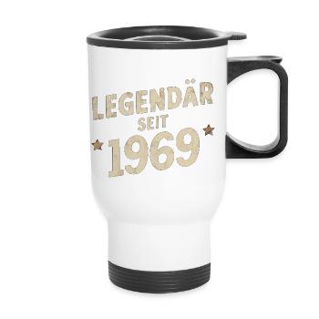 Légendaire depuis 1969 - Tasse isotherme avec poignée - blanc - Devant