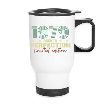 1979 - Thermobecher mit Tragegriff - Weiß - Vorne