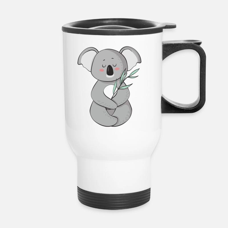 Koala - Thermobecher mit Tragegriff - Weiß
