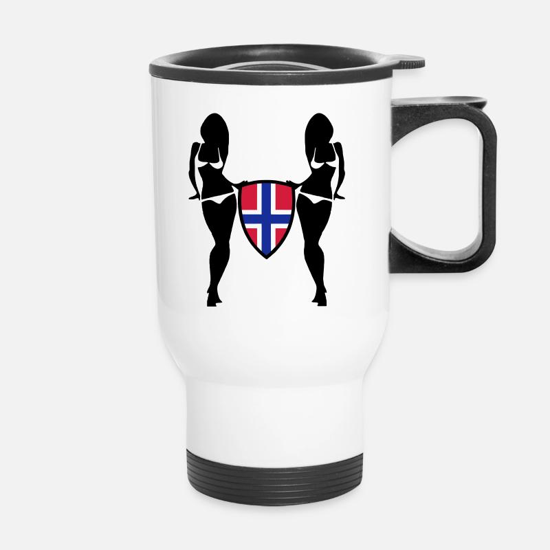 Norway - Thermal mug with handle - white