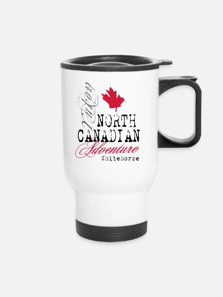 North Canadian Adventure - Thermobecher mit Tragegriff - Weiß