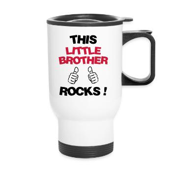 Frère Frangin Frere Naissance Bébé Frérot - Tasse isotherme avec poignée - blanc - Devant