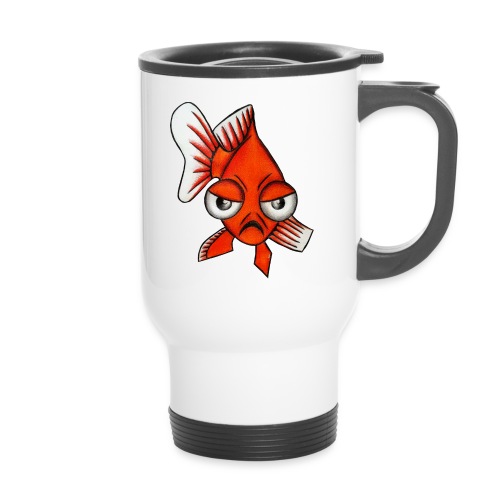 Angry Fish - Tasse isotherme avec poignée