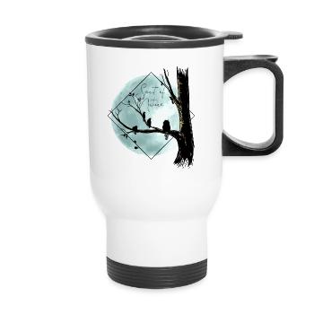 spirit of nature - Thermal mug with handle - white - Front