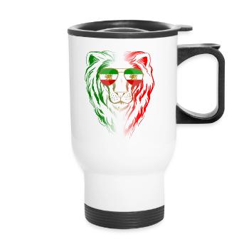 Persia - Thermal mug with handle - white - Front