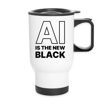 ARTIFICIAL INTELLIGENCE - Thermal mug with handle - white - Front
