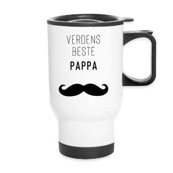verdens beste pappa - Termokopp med håndtak - hvit - Foran