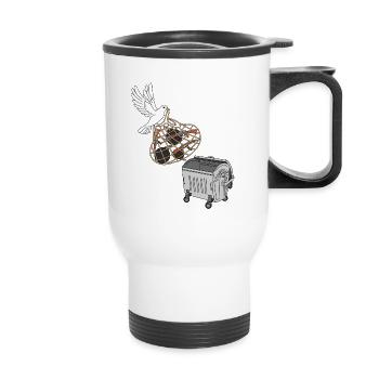 Journée mondiale de la paix - Tasse isotherme avec poignée - blanc - Devant