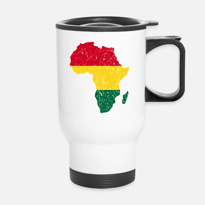 Afrique - Tasse isotherme avec poignée - blanc